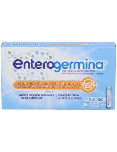 ENTEROGERMINA FERMENTI SOSPENSIONE ORALE 20 FLACONCINI 4MLD 5ML