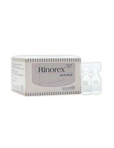 FIALA PER AEROSOL RINOREX BICARBONATO 25 FIALE DA 3ML