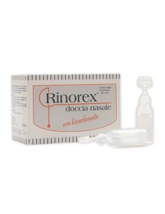 RINOREX BICARBONATO FIALE PER DOCCIA NASALE 15 FIALE DA 5ML