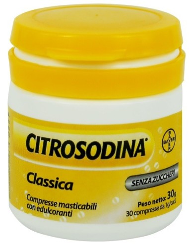 CITROSODINA CLASSICA 30 COMPRESSE MASTICABILI