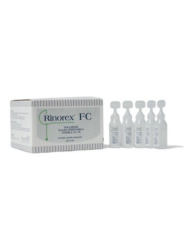 RINOREX FC SOLUZIONE SALINA IPERTONICA 7% 30 FIALE DA 5ML