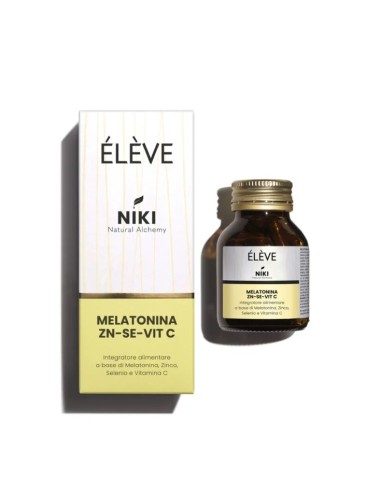 ELEVE NIKI MELATONINA ZINCO SELENIO VITAMINA C 60 COMPRESSE