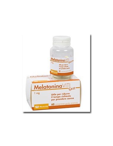 MELATONINA VITI FAST 1MG 60 COMPRESSE GUSTO ARANCIA