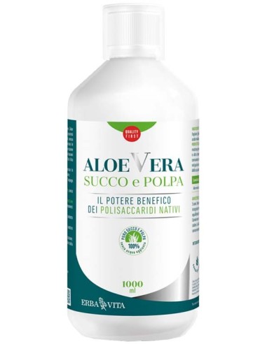 ERBA VITA ALOE VERA PREMIUM SUCCO E POLPA 1000ML
