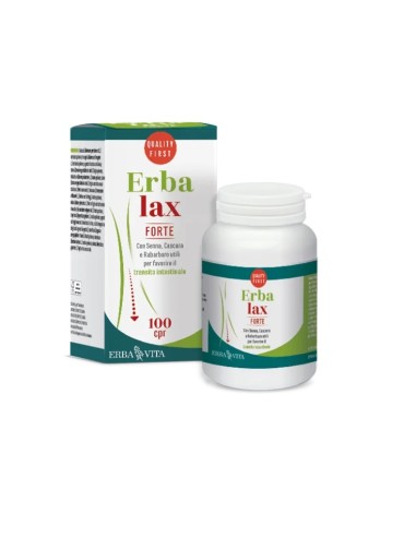 ERBA VITA ERBALAX FORTE INTEGRATORE TRANSITO INTESTINALE 100 COMPRESSE
