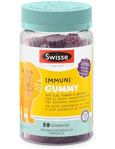SWISSE JUNIOR IMMUNI GUMMY 50 PASTIGLIE GOMMOSE