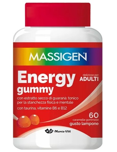 MASSIGEN ENERGY GUMMY 60 CARAMELLE