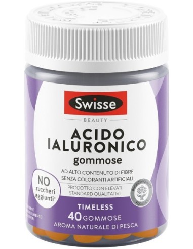 SWISSE ACIDO IALURONICO 40 GOMMOSE