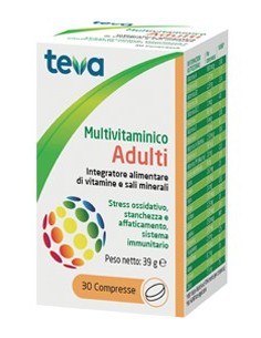 MULTIVITAMINICO ADULTI TEVA 30 COMPRESSE 30G