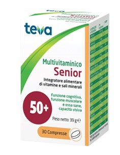 MULTIVITAMINICO SENIOR TEVA 30 COMPRESSE