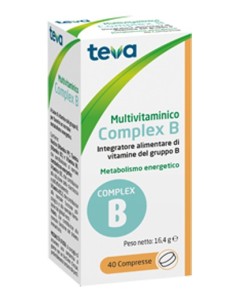 MULTIVITAMINICO COMPLEX B TEVA 40 COMPRESSE