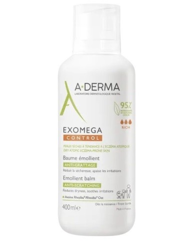 A-DERMA EXOMEGA CONTROL BALSAMO EMOLLIENTE 400ML