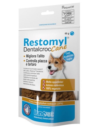 RESTOMYL DENTALCROC CANI PICCOLA TAGLIA BUSTA 60G