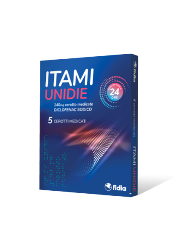 ITAMI UNIDIE 5 CEROTTI MEDICATI 140MG