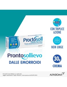 PROCTOSOLL CREMA RETTALE PER EMORROIDI 30G