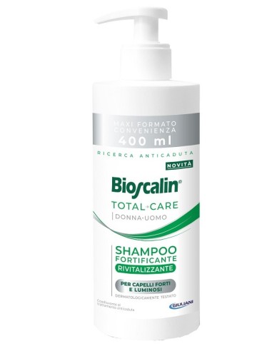 BIOSCALIN TOTAL CARE SHAMPOO FORTIFICANTE RIVITALIZZANTE 400ML