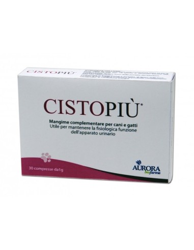 CISTOPIU' INTEGRATORE PER VIE URINARIE DI CANI E GATTI 30 COMPRESSE
