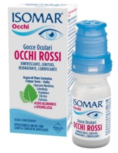 ISOMAR OCCHI ROSSI GOCCE OCULARI ACIDO IALURONICO 0,20% 10ML