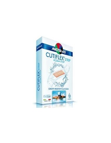 CEROTTO MASTER-AID CUTIFLEXMED STRIP TRASPARENTE IMPERMEABILE SUPPORTO IN POLIURETANO MEDIO 10 PEZZI
