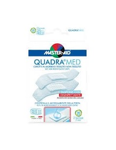CEROTTO MASTER-AID QUADRA DERMOATTIVO 2 FORMATI 20 PEZZI