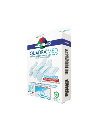 CEROTTO MASTER-AID QUADRA DERMOATTIVO FORMATI ASSORTITI 40 PEZZI