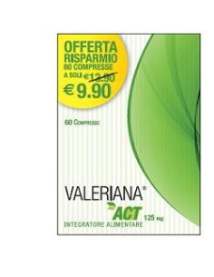 VALERIANA ACT 125 MG 60 COMPRESSE DA 125 MG