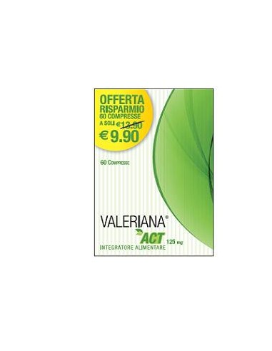 VALERIANA ACT 125 MG 60 COMPRESSE DA 125 MG