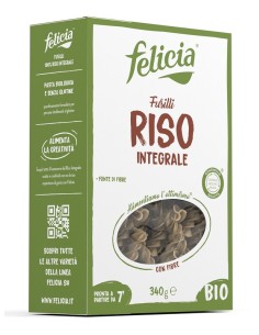 FELICIA BIO RISO INTEGRALE FUSILLI 340 G