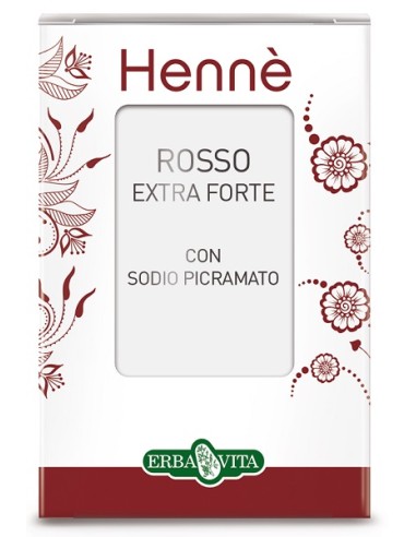 HENNE COLORANTE CAPELLI ROSSO NATURALE EXTRA FORTE