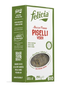 FELICIA BIO MEZZE PENNE PISELLI VERDI 250 G