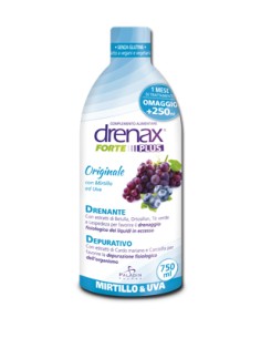 DRENAX FORTE PLUS ORIGINALE CON MIRTILLO E UVA 750 ML