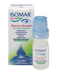 ISOMAR OCCHI PLUS GOCCE OCULARI PER OCCHI SECCHI ALL'ACIDO IALURONICO 0,25% 10 ML