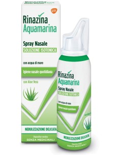 RINAZINA AQUAMARINA ISOTONICA ALOE SPRAY NEBULIZZAZIONE DELICATA 100 ML