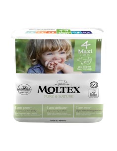 PANNOLINI MOLTEX PURE & NATURE MAXI 7-18 KG TAGLIA 4 29 PEZZI