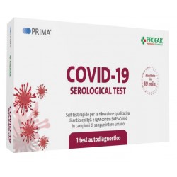 TEST SIEROLOGICO RAPIDO COVID-19 PROFAR PRIMA AUTODIAGNOSTICO DETERMINAZIONE QUALITATIVA ANTICORPI IGG/IGM ANTI SARS-COV-2 NEL S