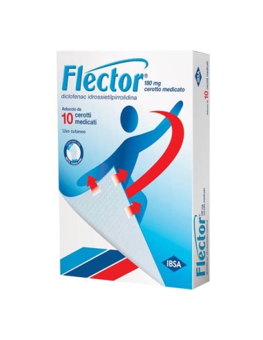 FLECTOR 180mg DICLOFENAC 10 CEROTTI MEDICATI