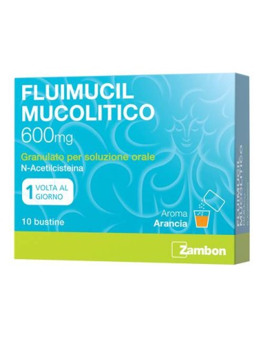 FLUIMUCIL 600MG MUCOLITICO 10 BUSTINE