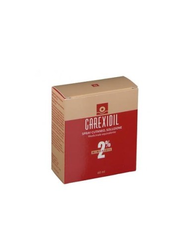 CAREXIDIL 2% MINOXIDIL TRATTAMENTO CONTRO ALOPECIA ANDROGENICA 3FL 60ml
