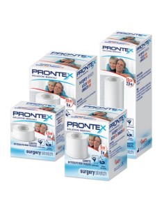 PRONTEX SURGERY STRETCH CEROTTO ROCCHETTO TNT IPOALLERGENICO 500X5cm