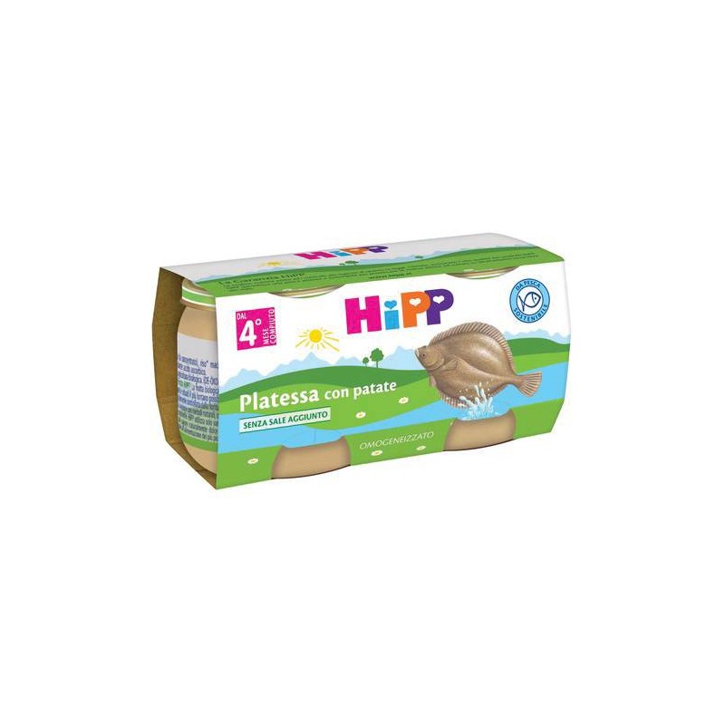 HIPP OMOGENEIZZATO PLATESSA 2X80 g
