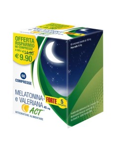 MELATONINA ACT 1MG+VAL+5C60CPR